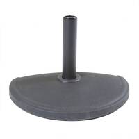 Concrete Parasol Base for Half Canopy – Dark Grey