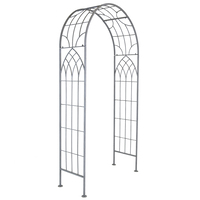 Wrought Iron Arch – Grey