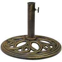 12kg Cast Iron Round Parasol Base ” Bronze