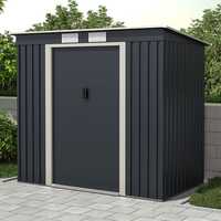 Charles Bentley Metal Shed 6.6ft x 4ft