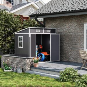 Outdoor Plastic Garden Storage Shed