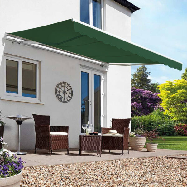 Outdoor Retractable Patio Awning Canopy for Window and Door