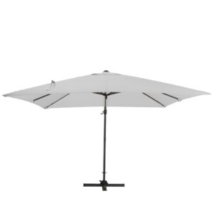 300cm Wide Garden Parasol Outdoor Hanging UV Resistant and Waterproof Umbrella for Patio